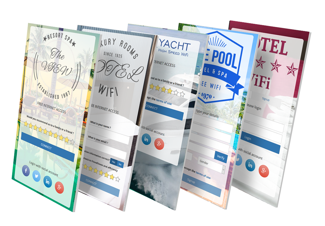 hotel-wifi-themes Hotel WiFi software Login themes